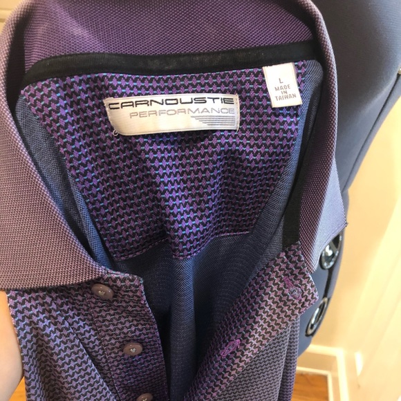 Carnoustie Shirts Carnoustie Performance Golf Polo Shirt Mens Sz L